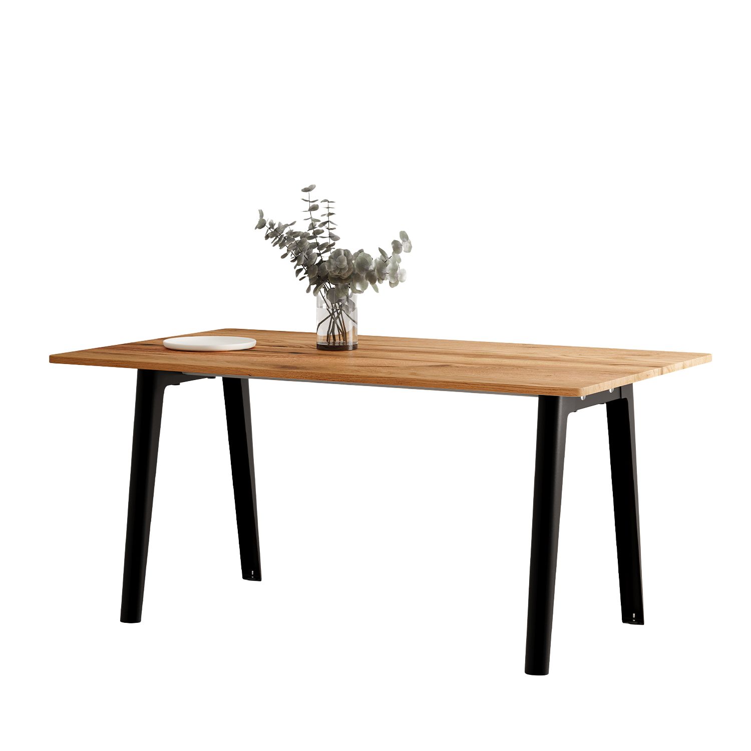 Tiptoe - New Modern Esstisch eckig recyceltes Altholz