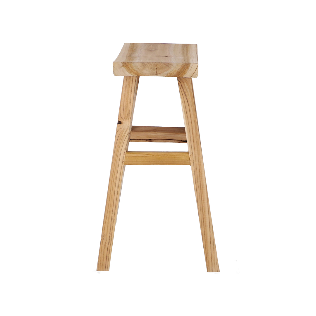 jan kurtz curve barhocker klein teakholz 72854