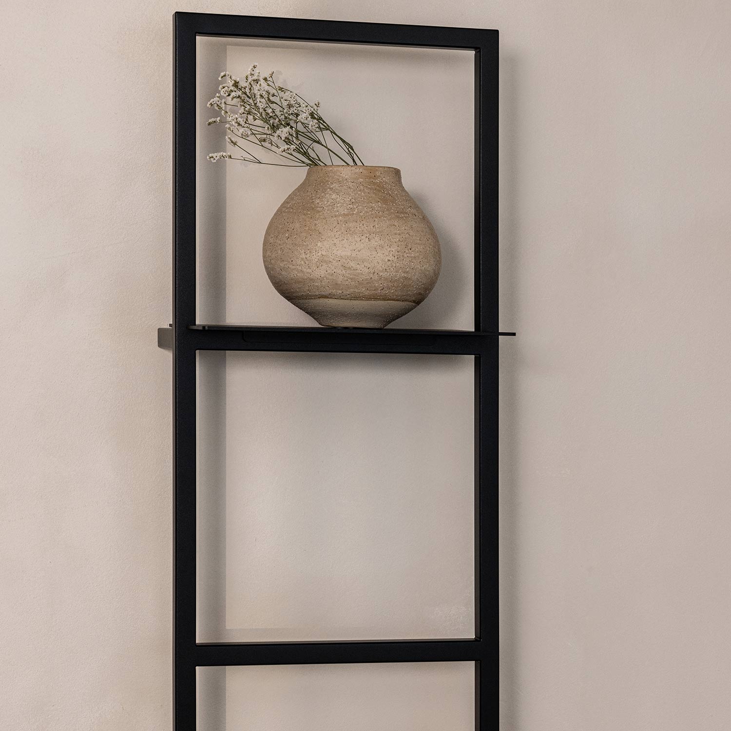 metallbude rivo s metallregal schwarz 96973