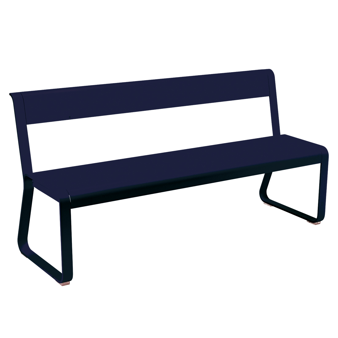 fermob bellevie bank rueckenlehne abyssblau 92 64018