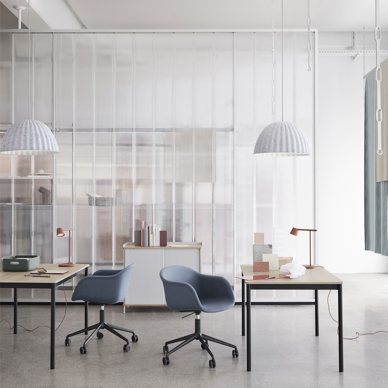 white melange under the bell muut deckenleuchte 55734