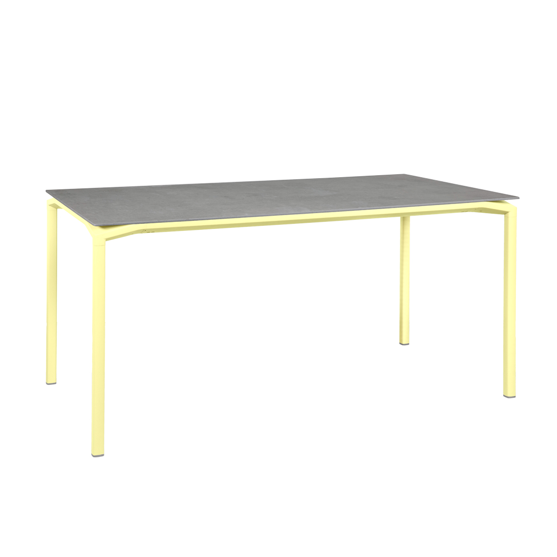 Fermob - Calvi Mineral Tisch 160x80 cm kreta zitronensorbet