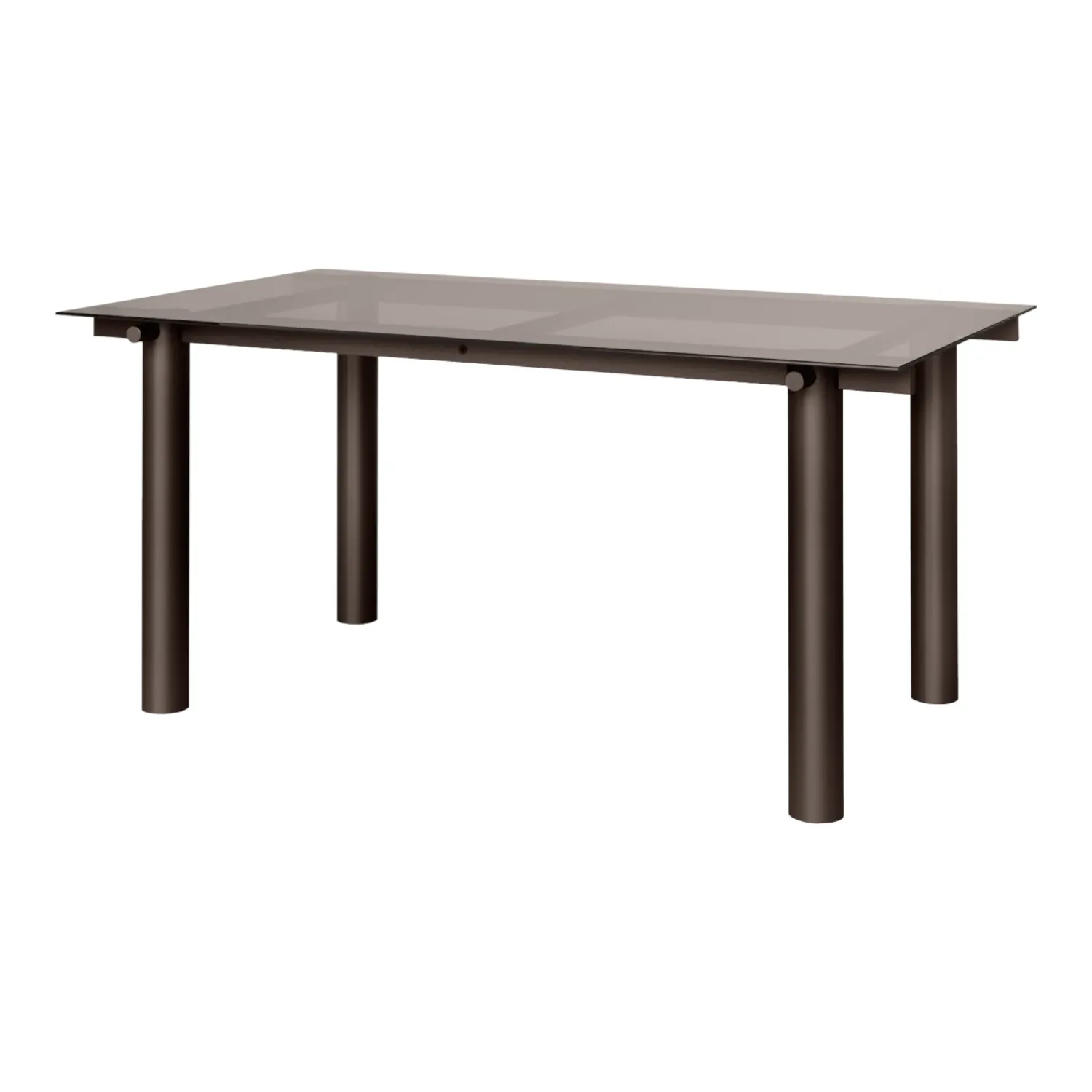 Ferm Living - Atura Tisch 160x90 Dark Chocolate/Glas