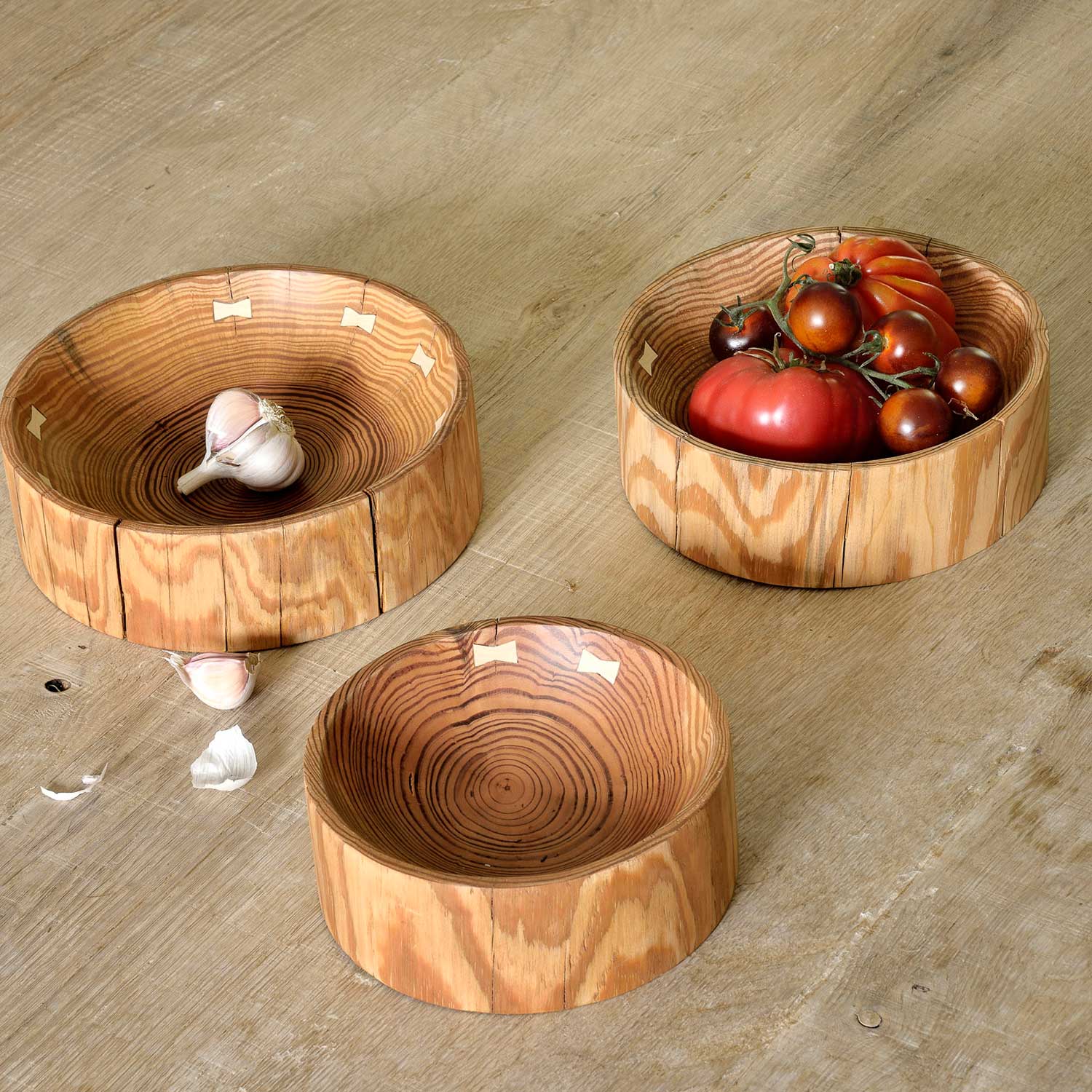 natural pine schalen ethnicraft 83912