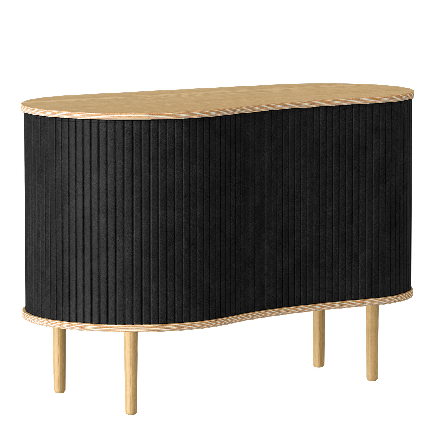 umage audacious sideboard eiche hell charcoal 76123