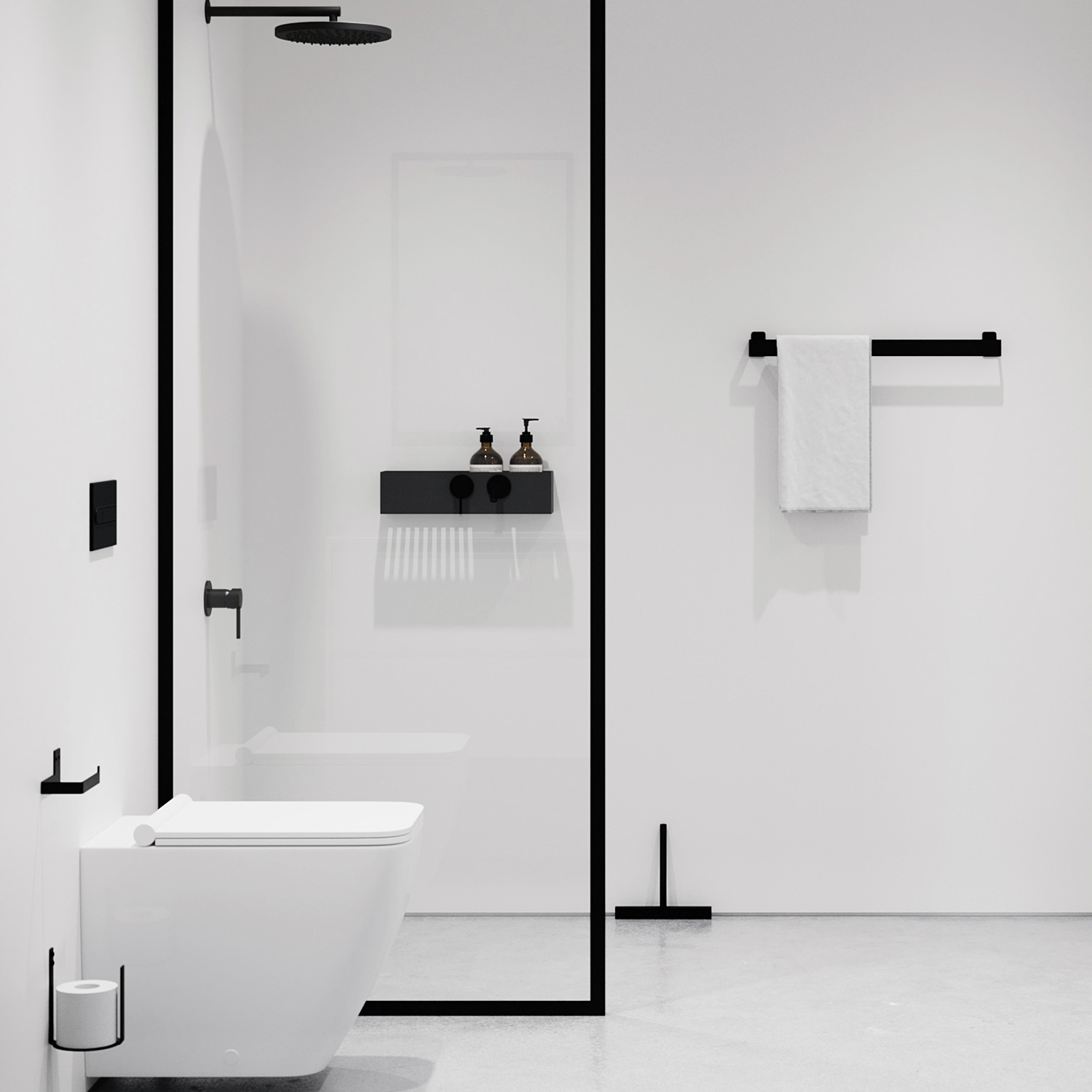 badezimmer schwarz nichba 71824