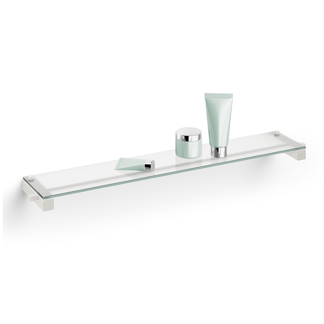 carvo zack glasablage weiss badablage 73296