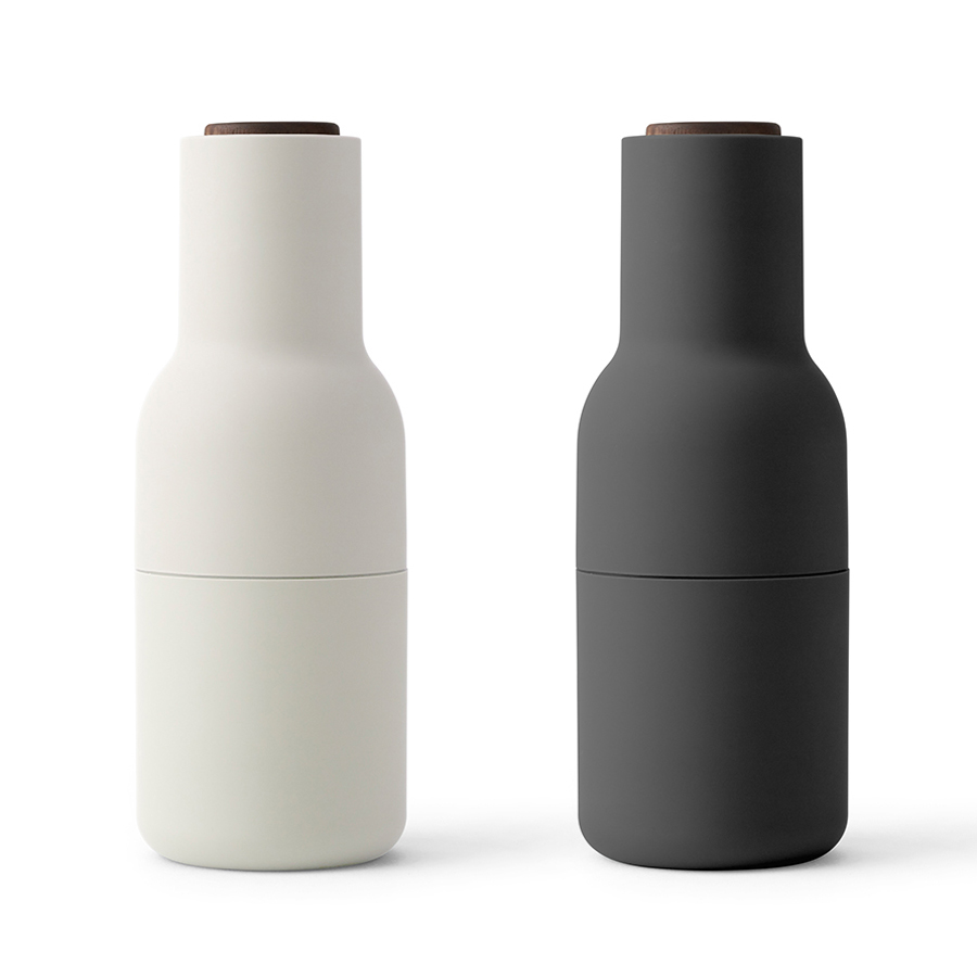 Audo - Salz- und Pfeffermühle ash & carbon / Walnuss