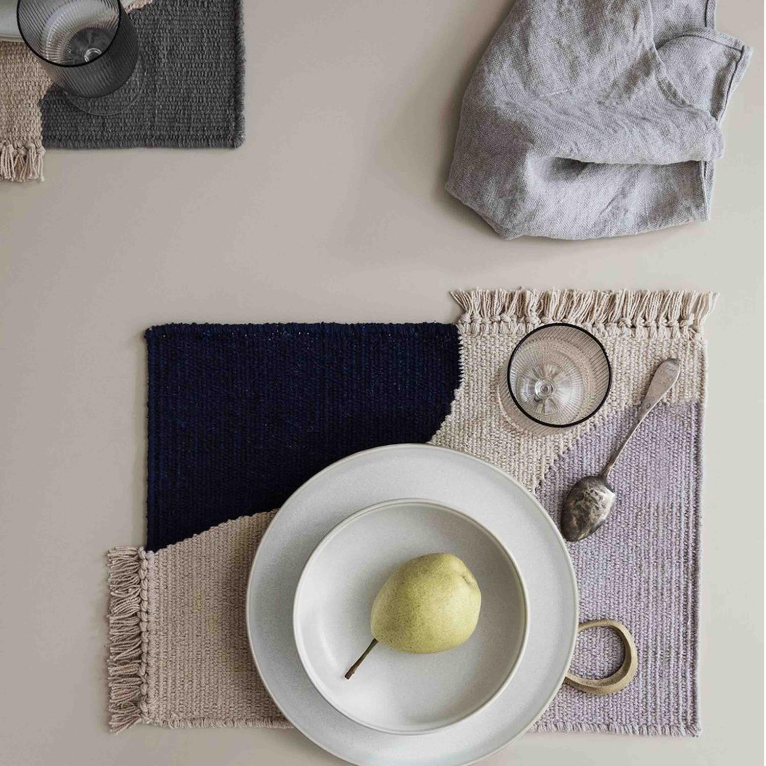 tisch birne jute ferm living wein glas ripple