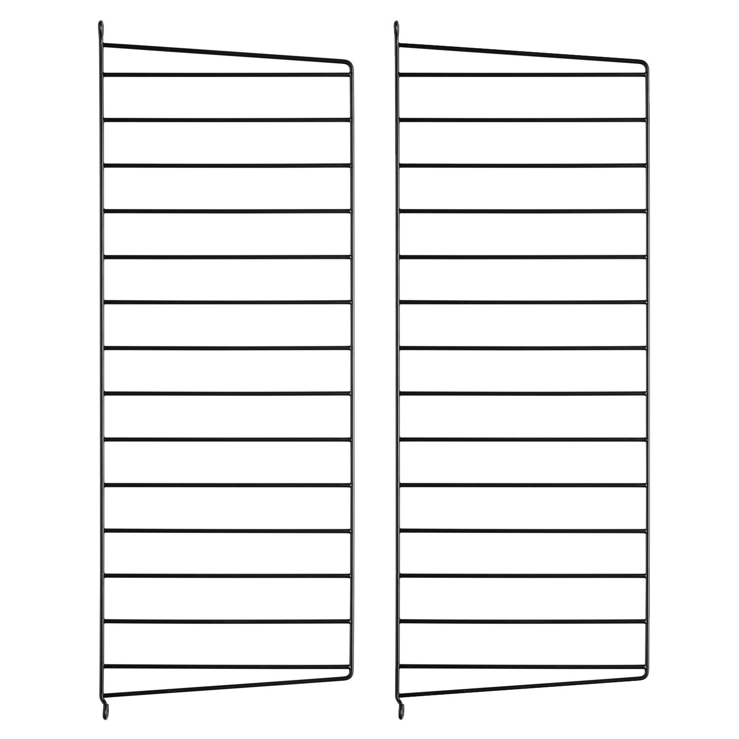 string wandleiter 75x30 schwarz 2er 94988