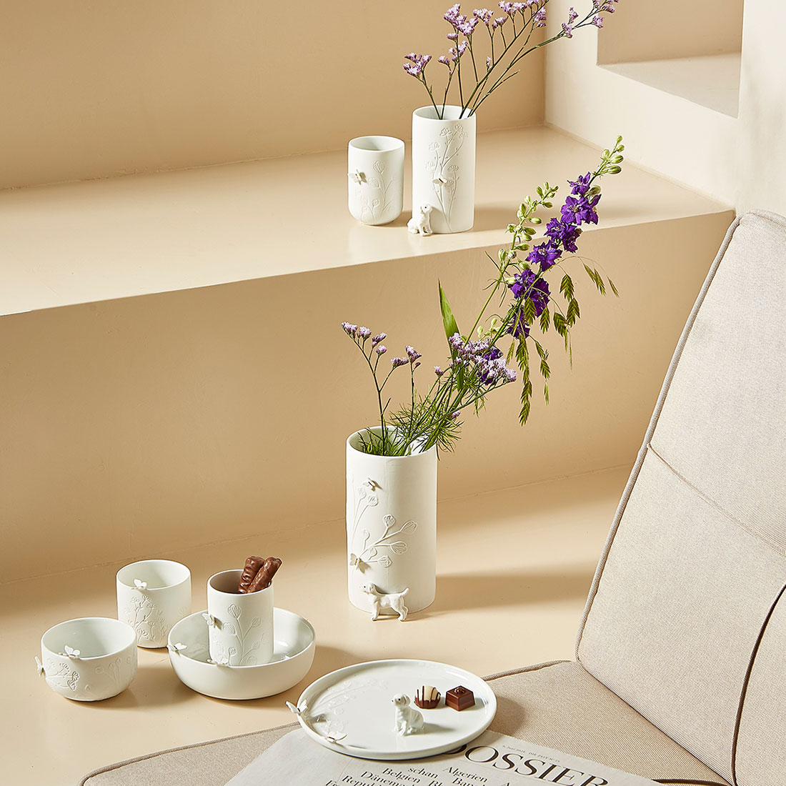 Räder Design - Porzellangeschichten Teller "Hund"