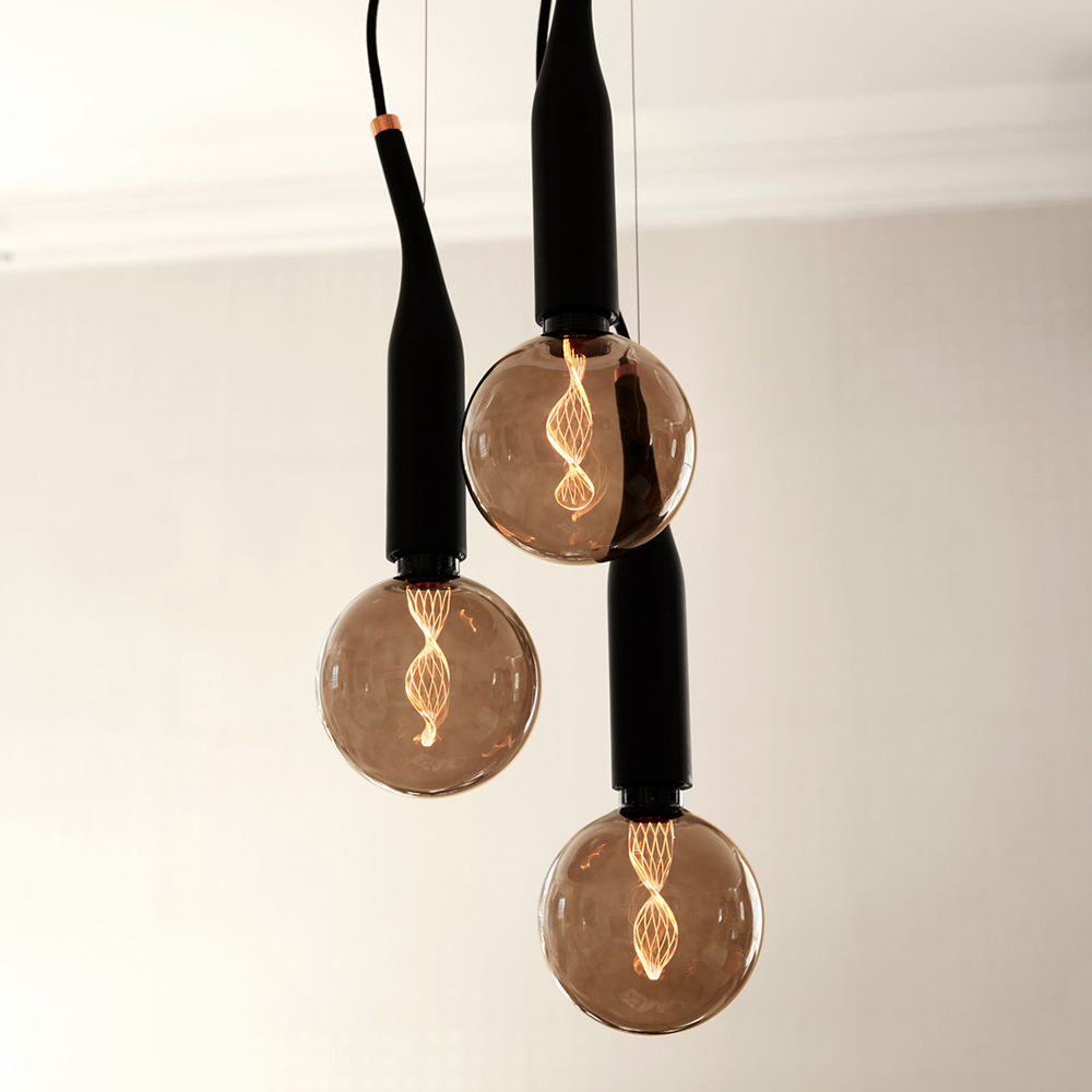 pendelleuchte mit led curve black nud cullection 87284