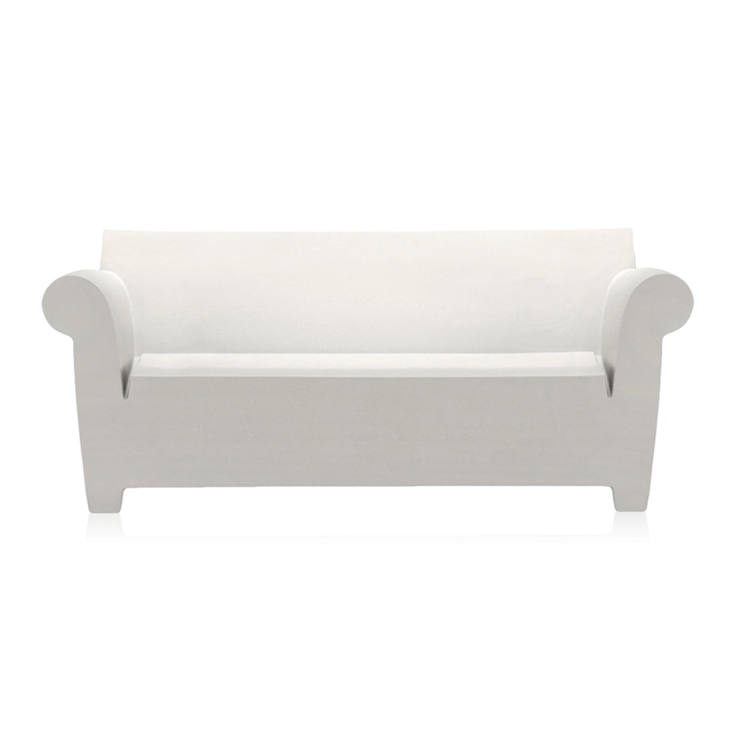 Kartell - Bubble Club Sofa weiß zink