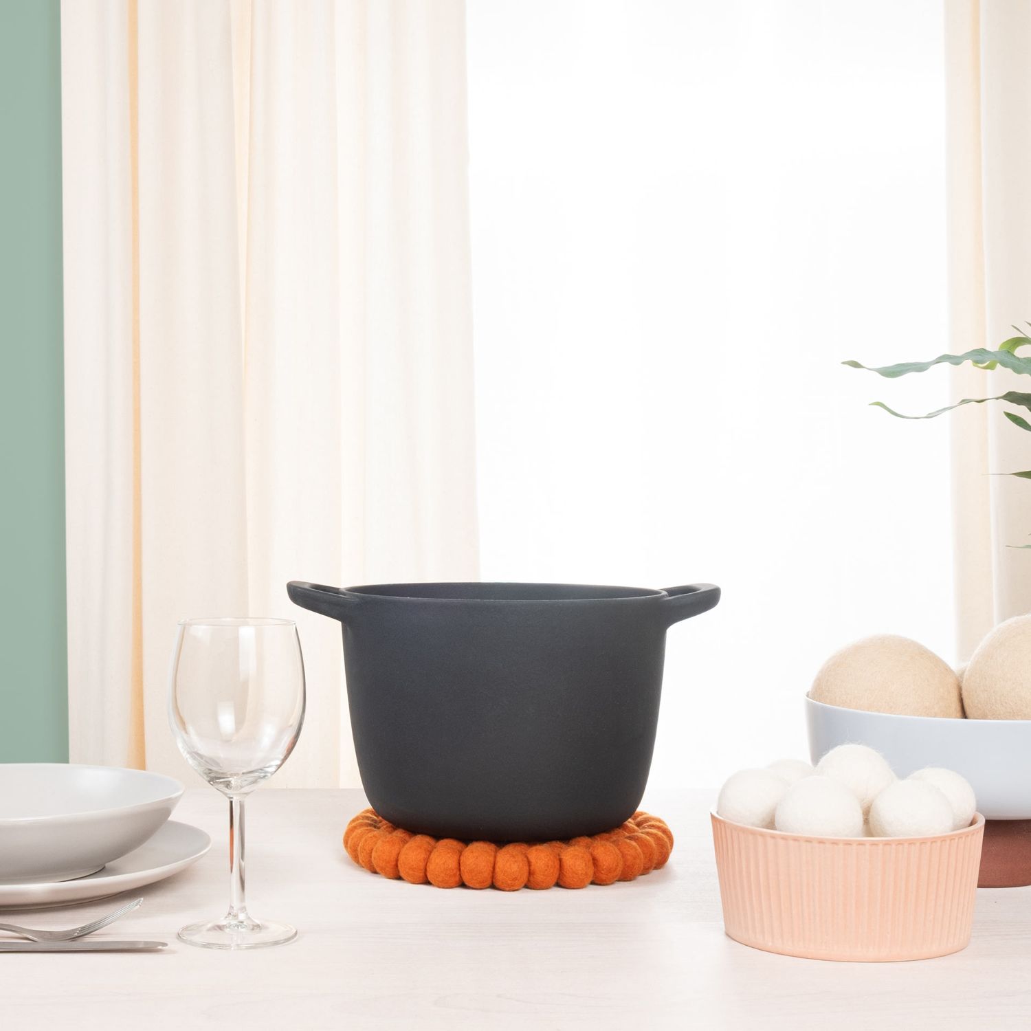 myfelt - Topfuntersetzer rund Afra