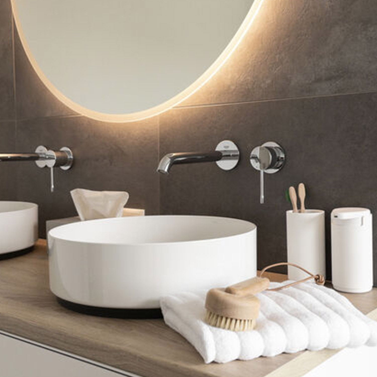 Zone Denmark Rim Seifenspender stehend weiss Ambiente 104984