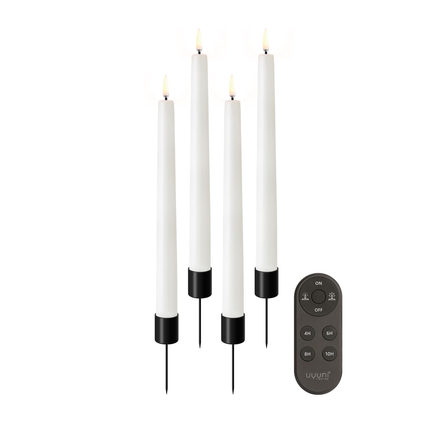 Uyuni Lighting - Geschenkbox LED Spitzkerzen nordic white