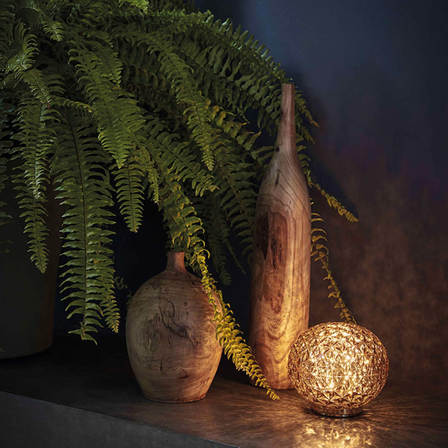 kartell planet appoggio leuchte ambiente gelb outdoor 77142