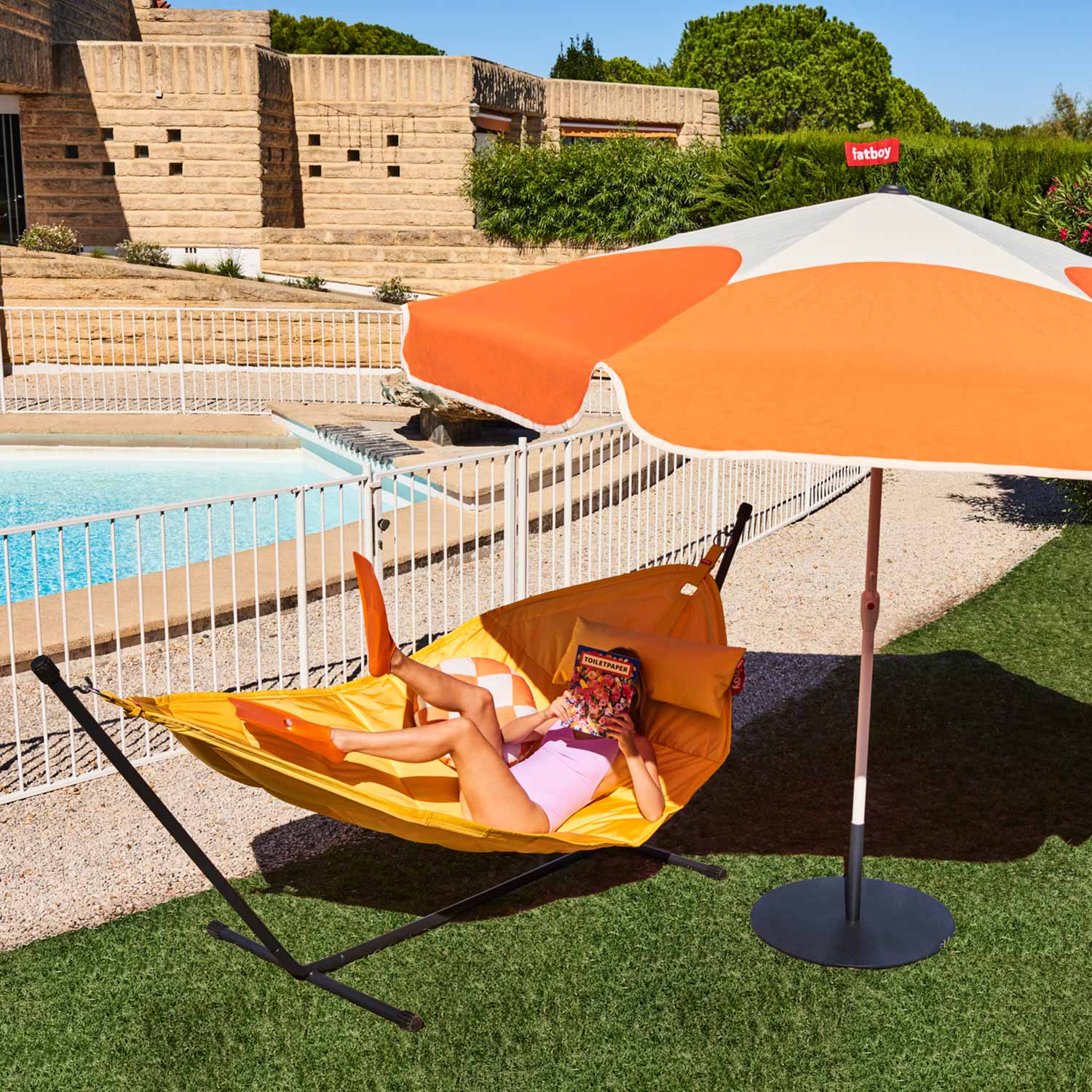 fatboy kissen haengematte gelb garten 94705