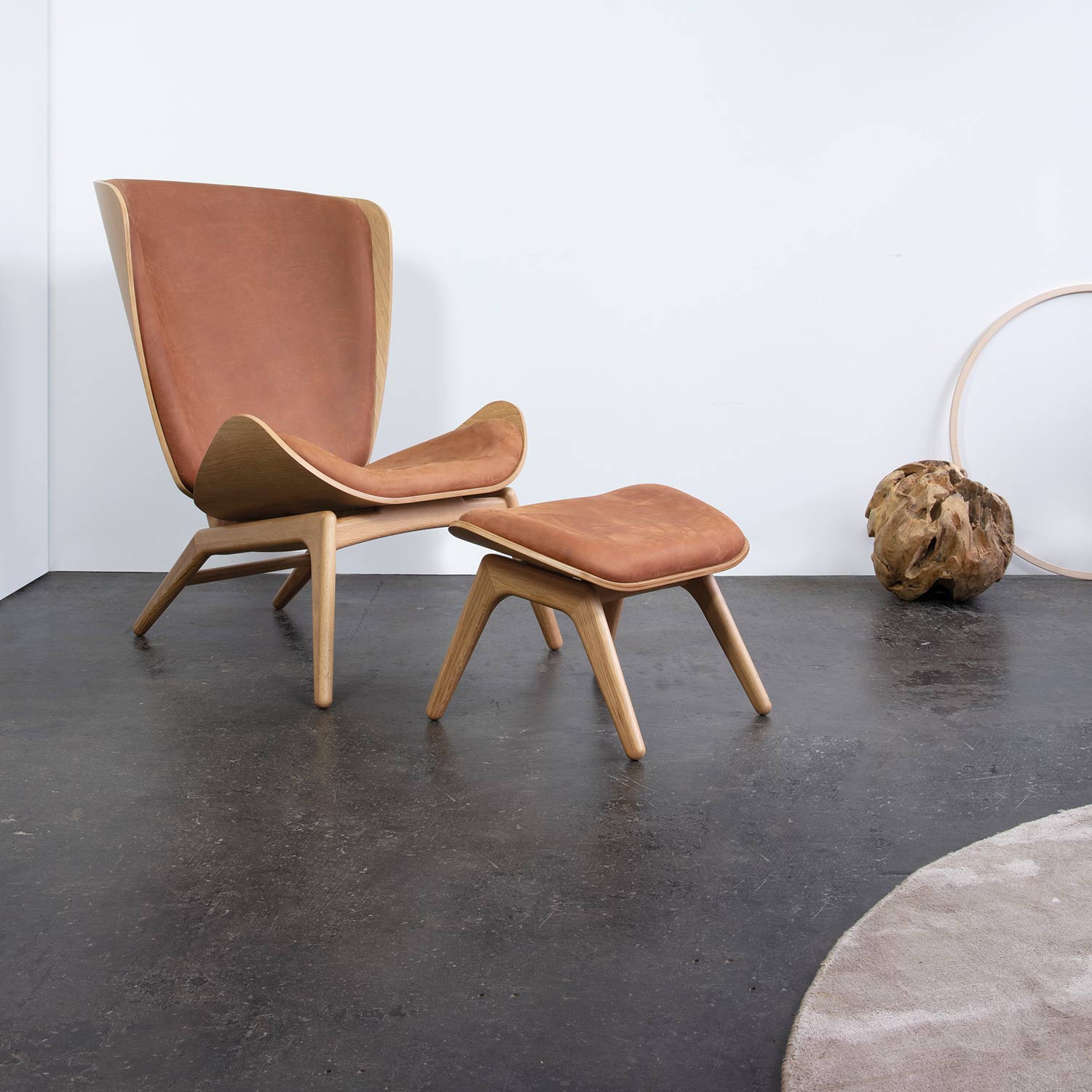 conversation piece tall eiche dunes rust umage 78351