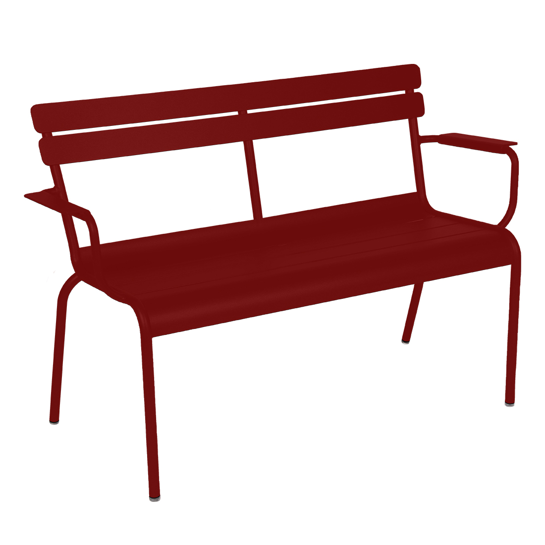 fermob luxembourg bank armlehnen chili 87636