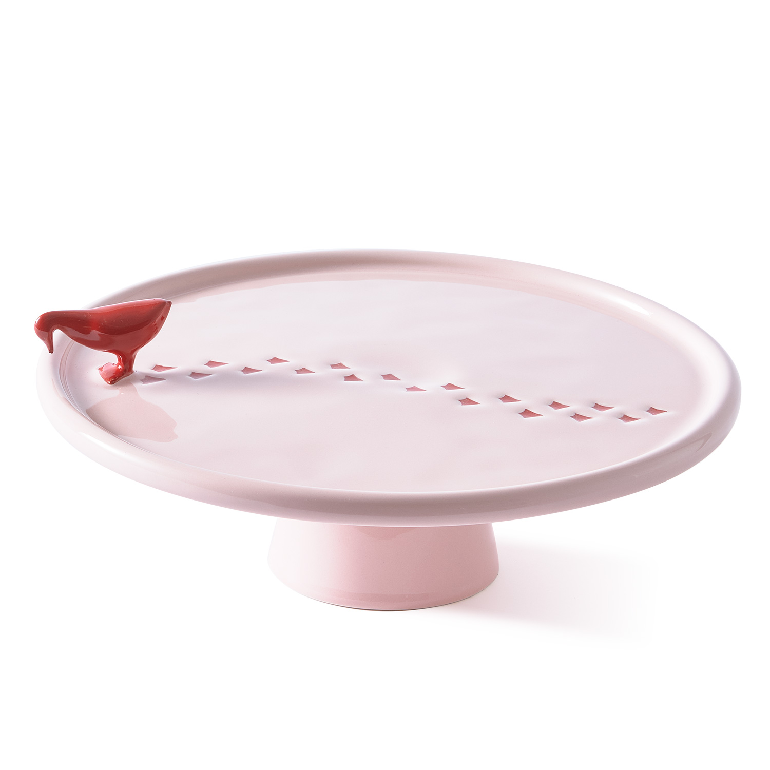 Pols Potten Walking Duck Plate 230 300 187 Pink 102394