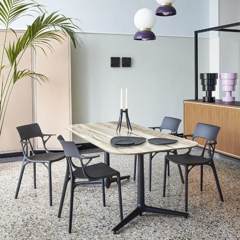 ai armlehnenstuhl kartell schwarz 50535