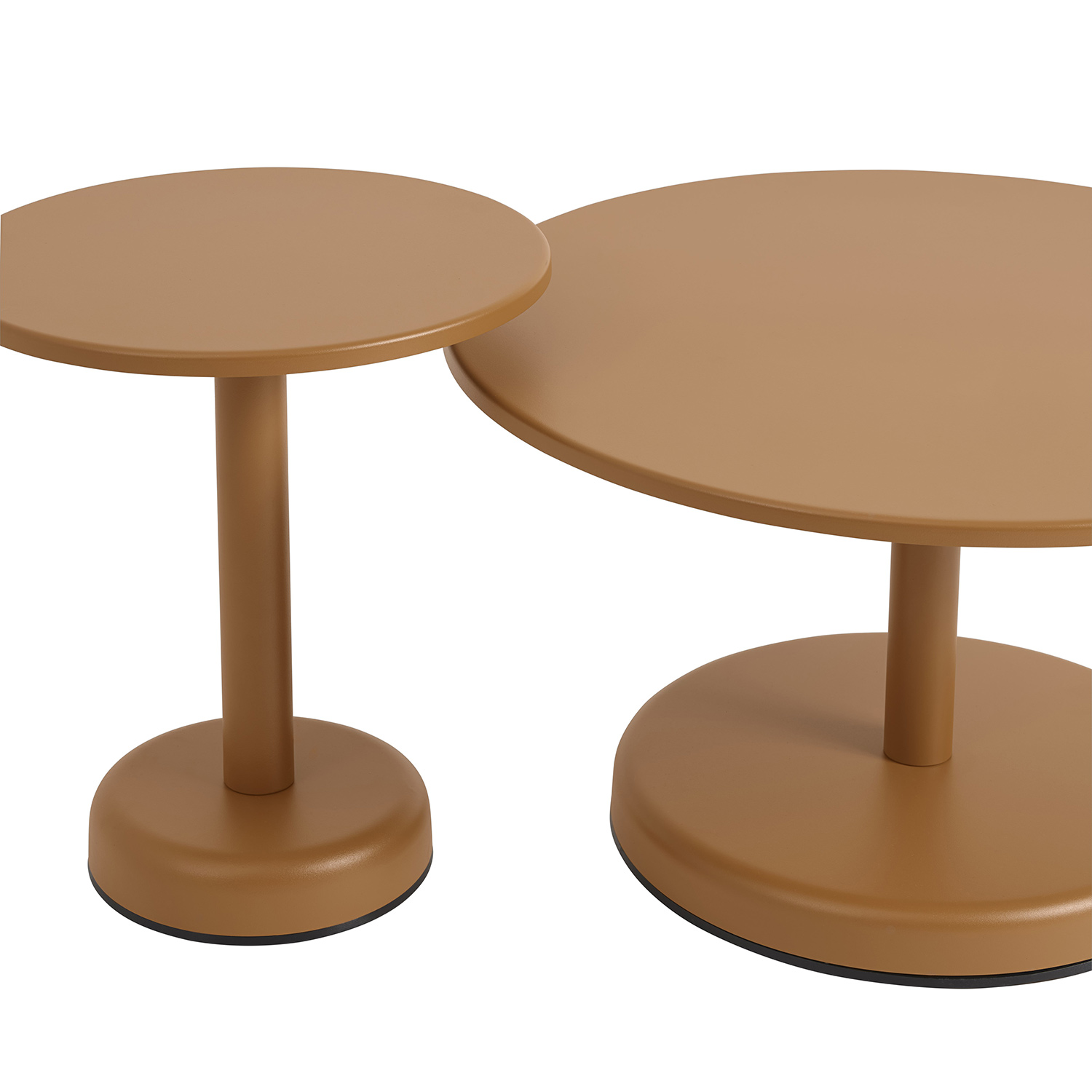 muuto Linear steel coffee table burnt orange 99231