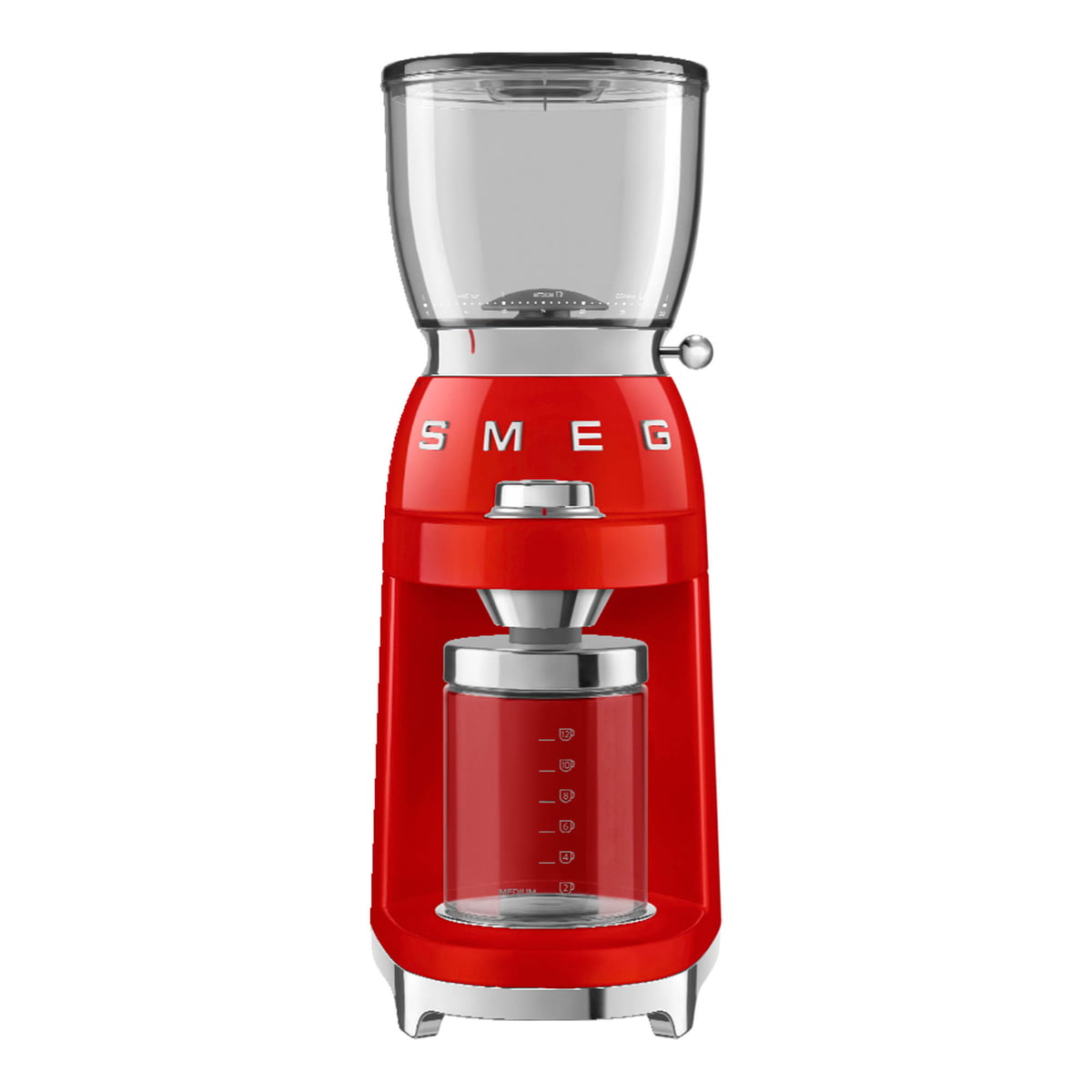smeg kaffeemuehle CGF01 rot 49839