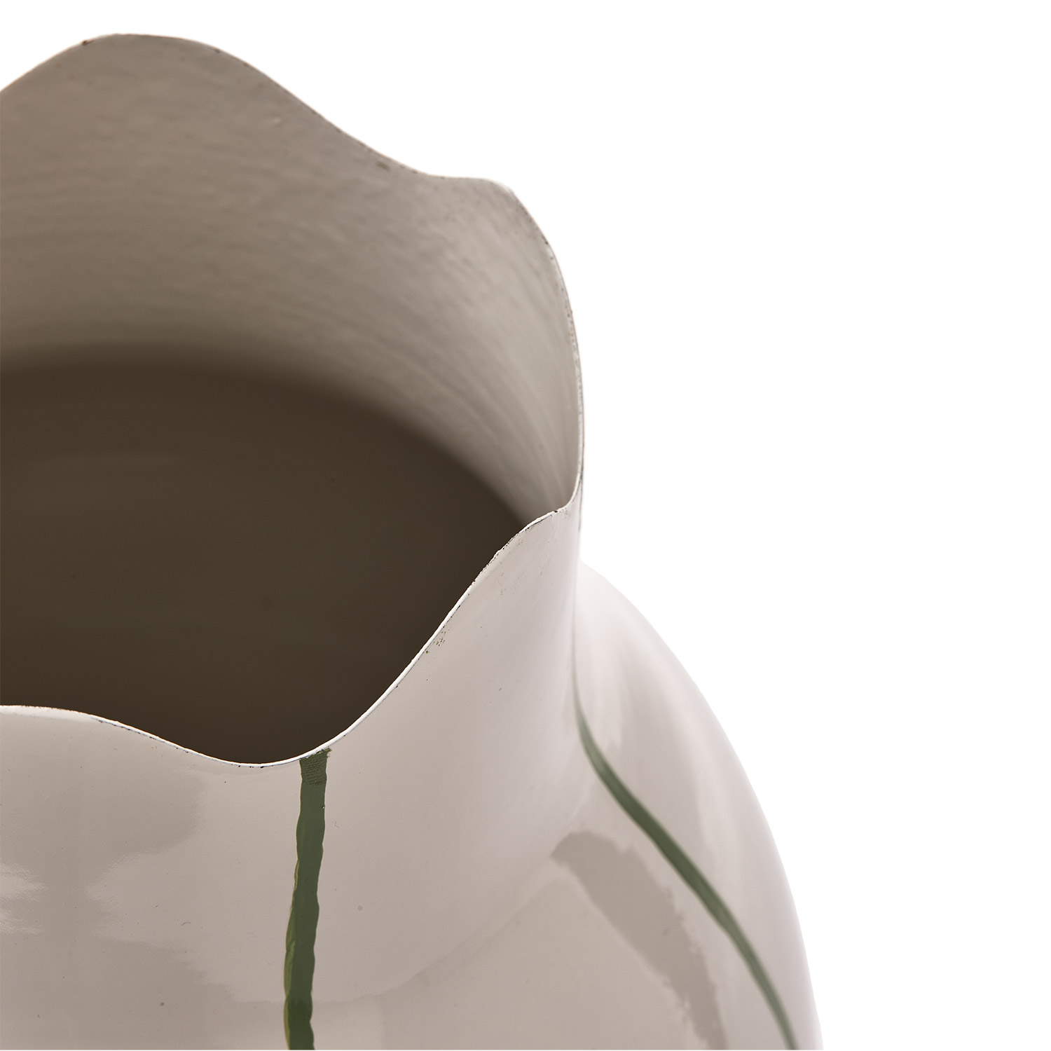 Pols Potten Wavy Vases 300 205 053 weisse Vase Detail 102407