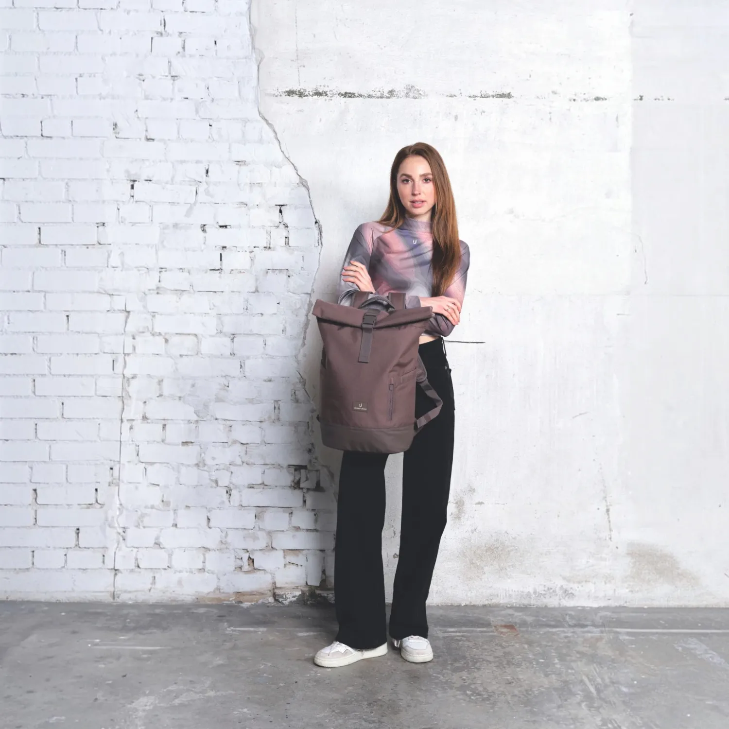 Johnny Urban - Luca Small Rolltop Rucksack brown