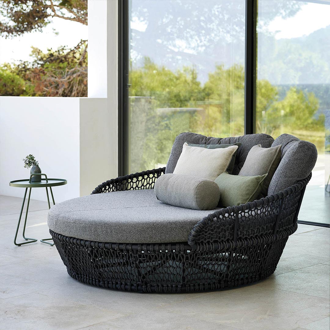 cane line white grey daybed large ambiente 89370