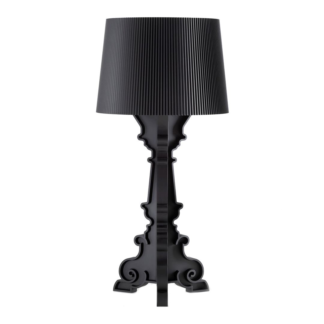 kartell bourgie tischleuchte matt schwarz 69950