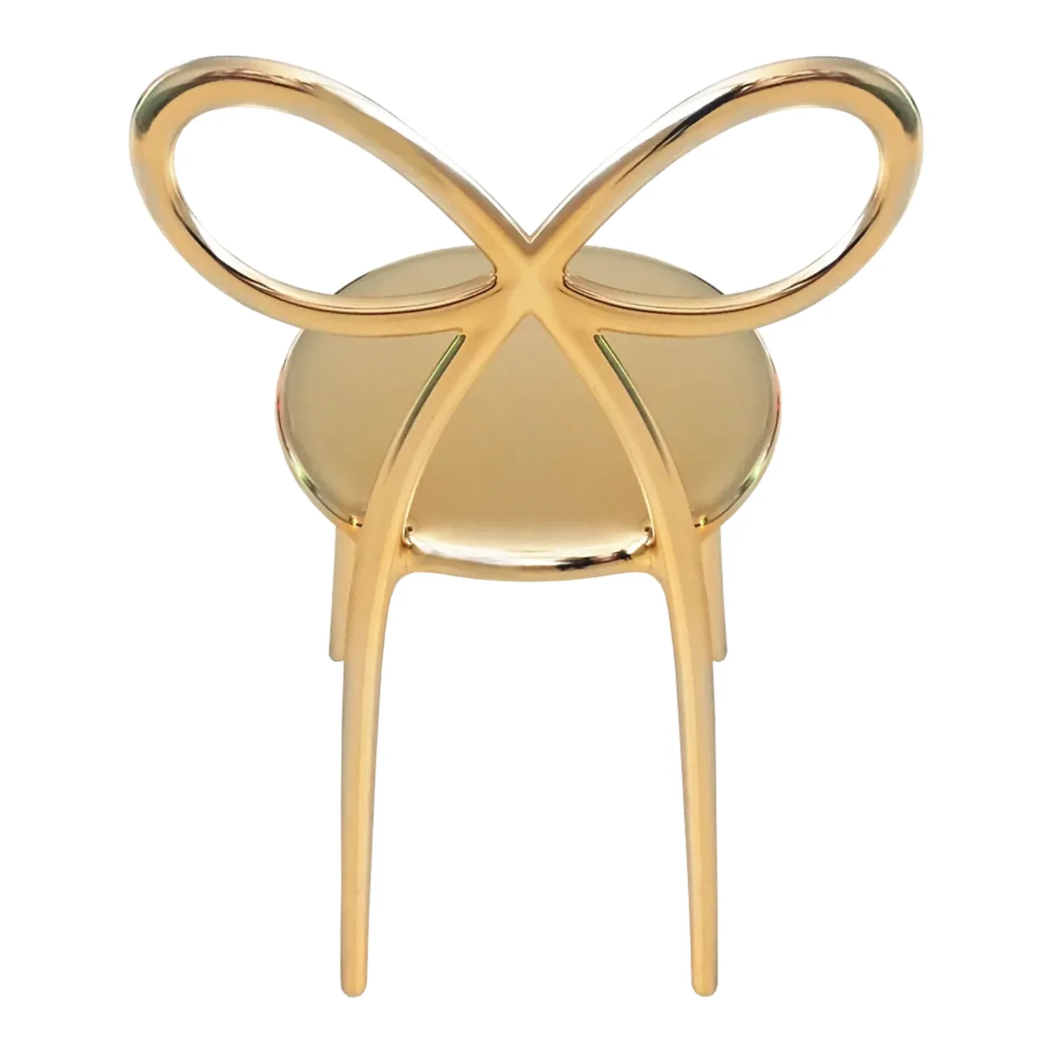 Qeeboo - Ribbon Stuhl Metal Finish gold