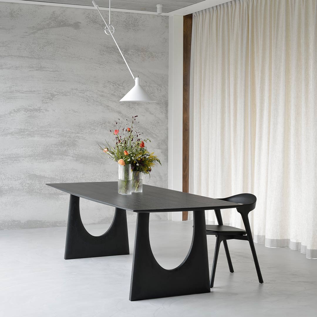 ethnicraft geometric esstisch eiche schwarz ambiente 88663