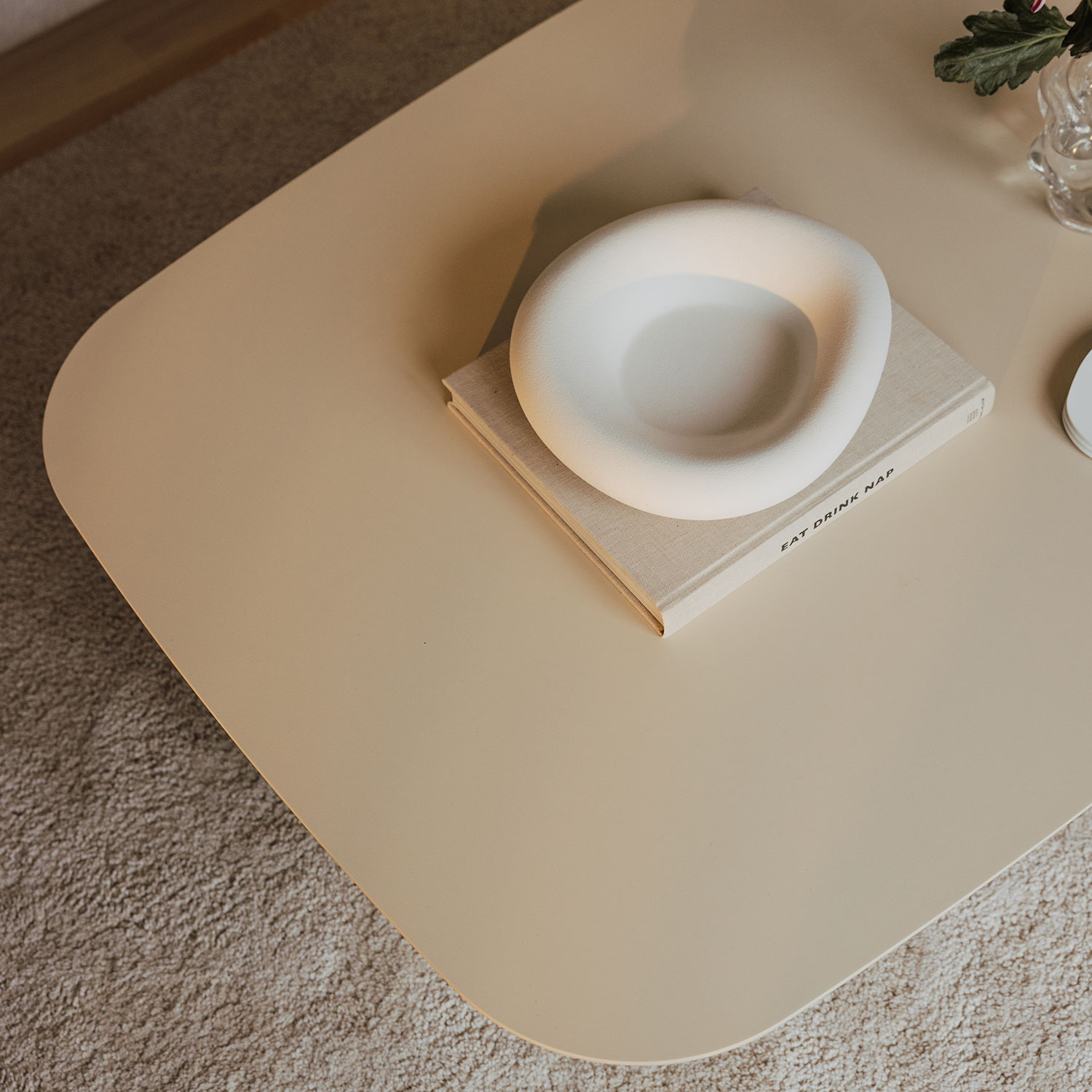 Metallbude - Livia Couchtisch mango lassi