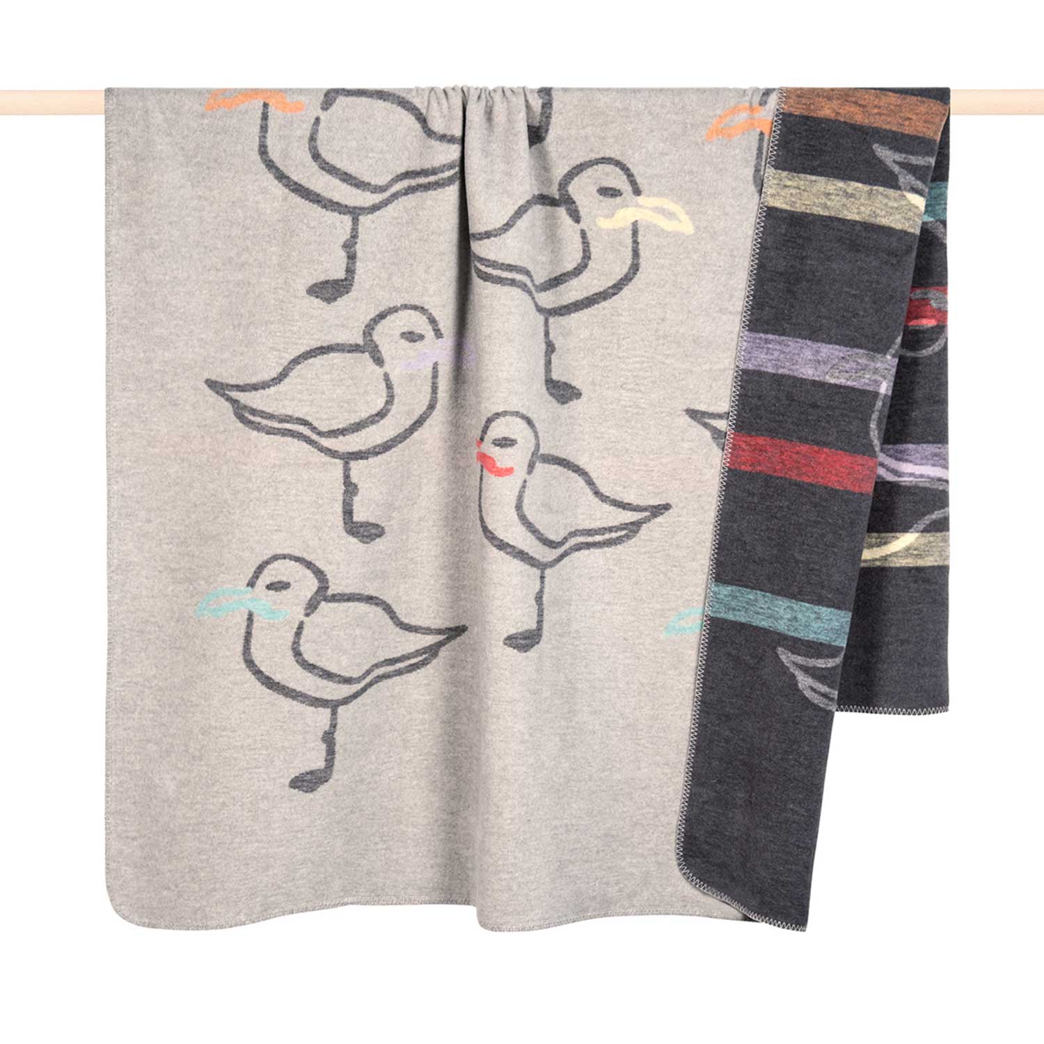 pad - Seagull Decke 150x200 cm grau