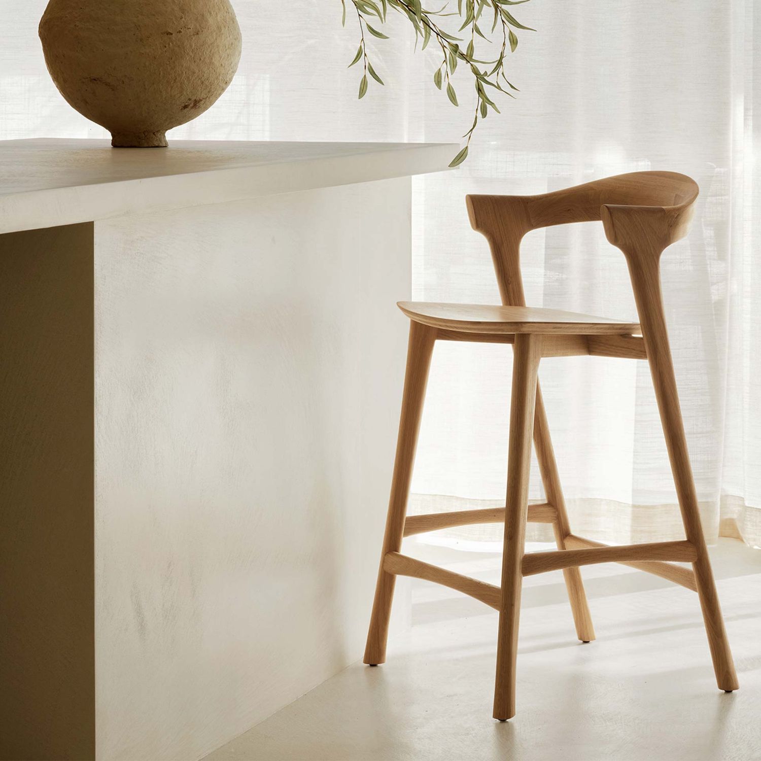 Ethnicraft - Bok Tresenhocker eiche geölt