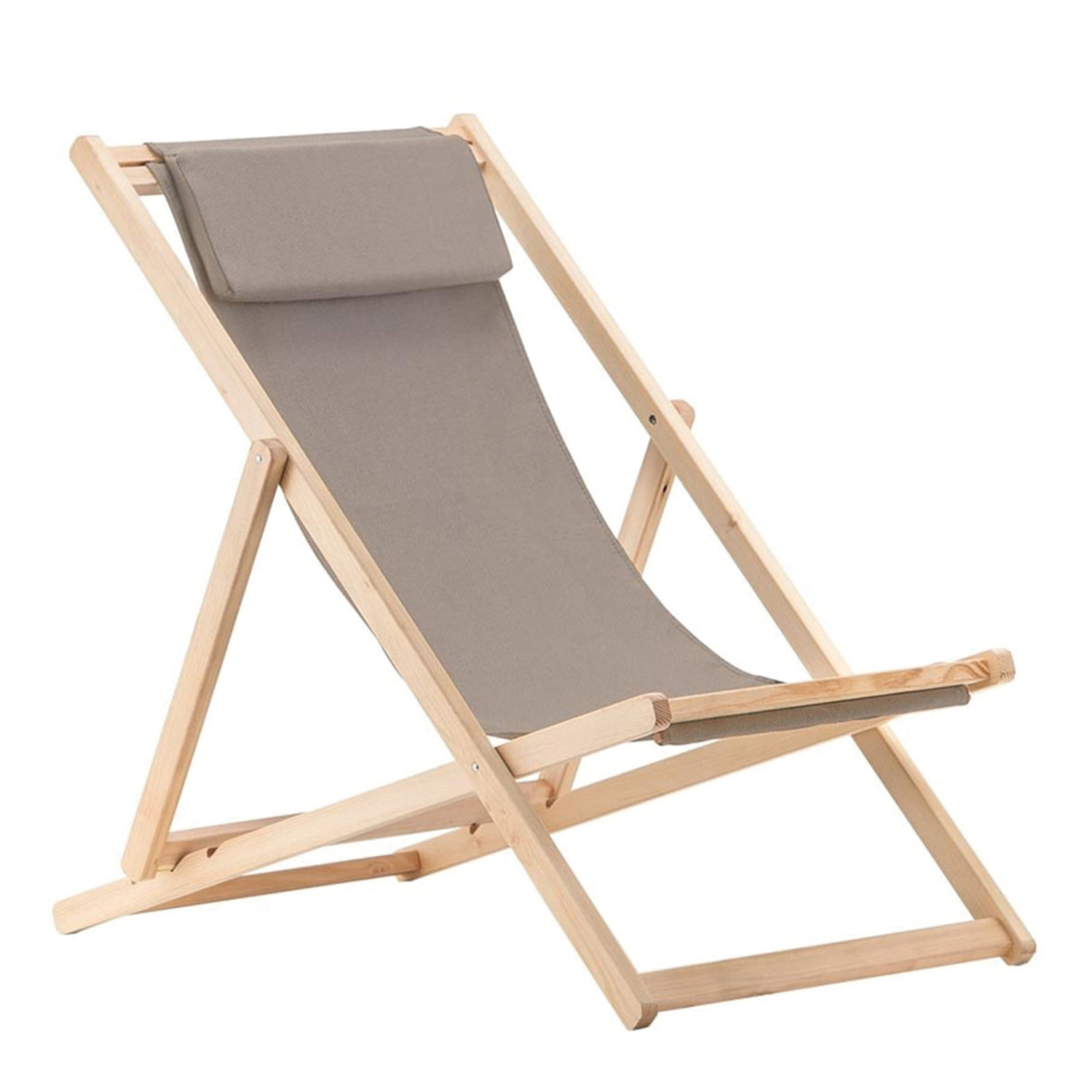 fiam relax liegestuhl taupe 78251