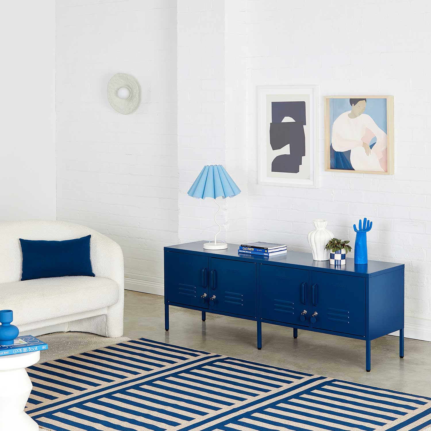 The Standard Navy Mustard Made Locker Living 102956