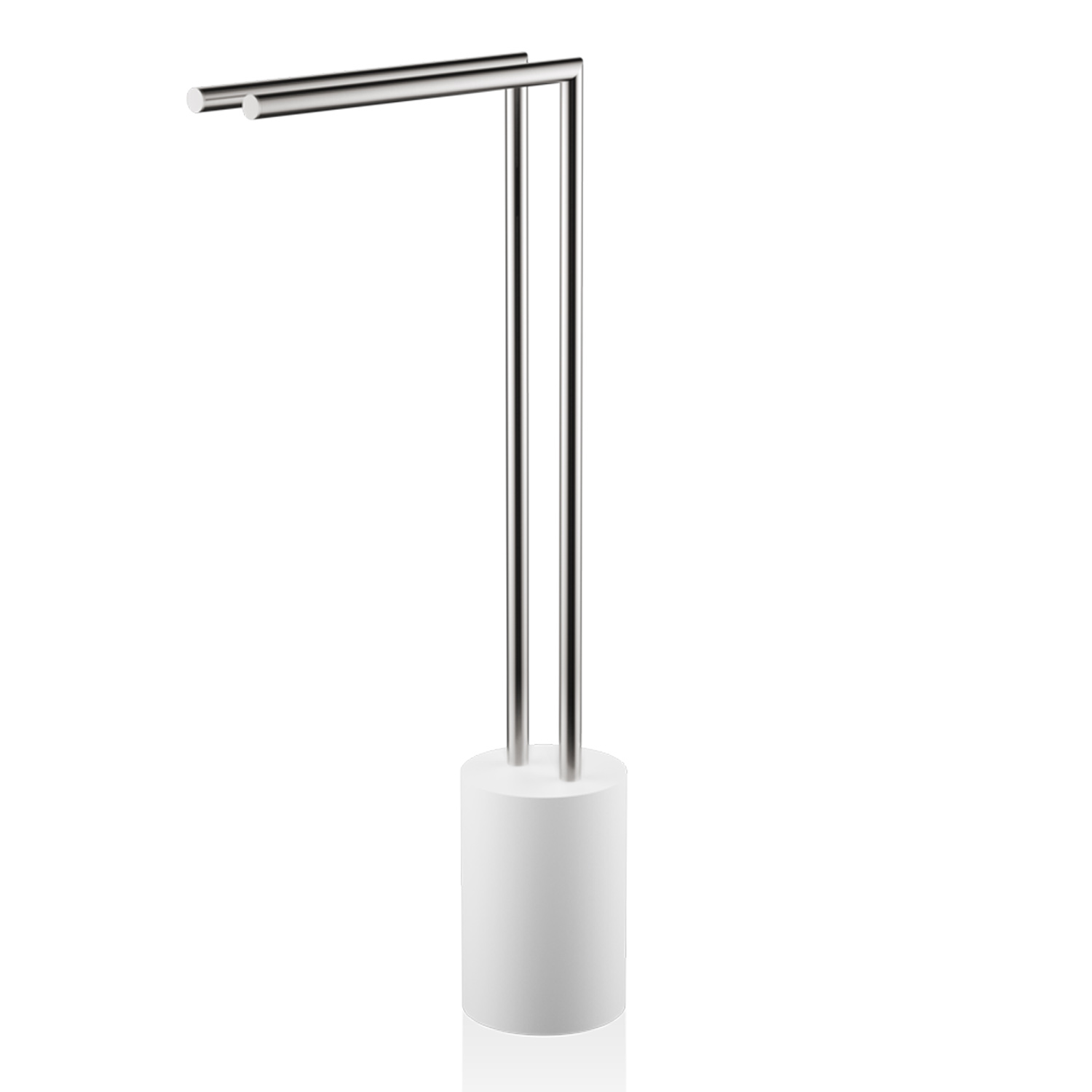 edelstahl wei  Stone Handtuchstnder 2  Decor Walther