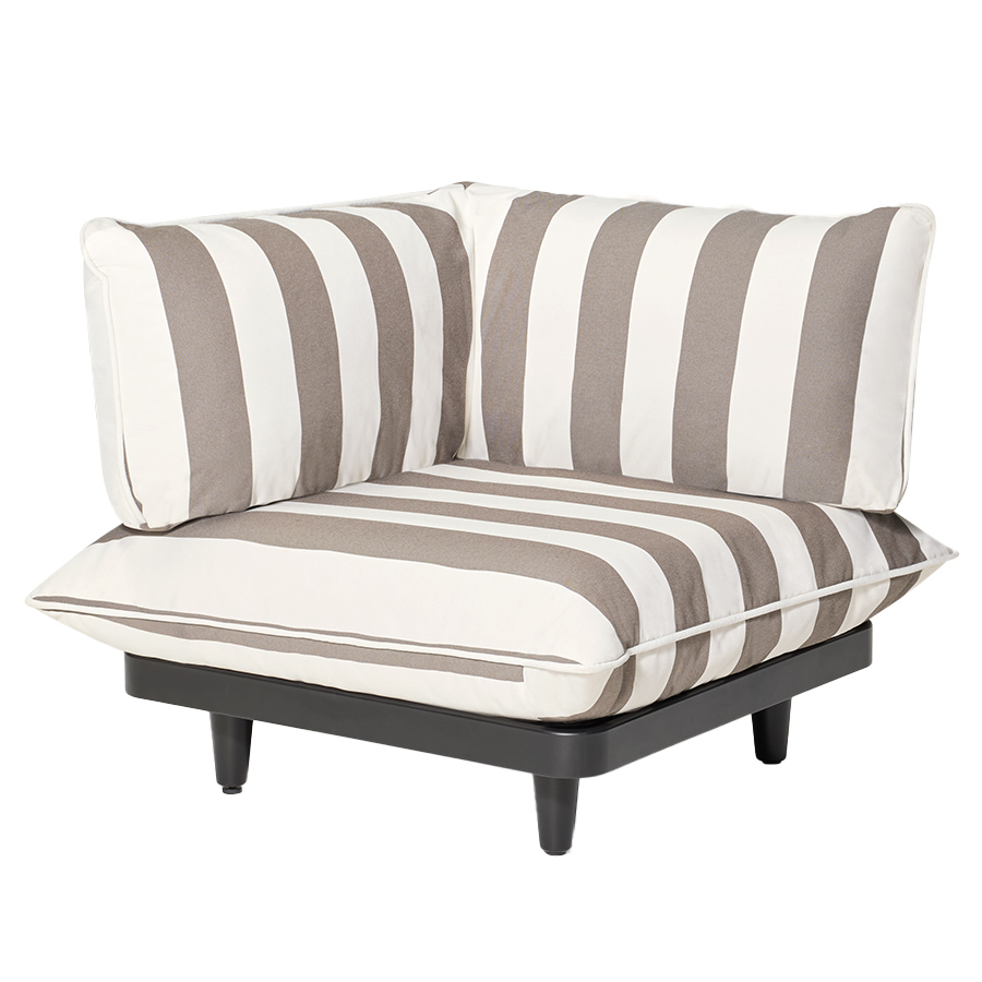 Fatboy - Paletti Stripe Cacao Sitzecke rechts