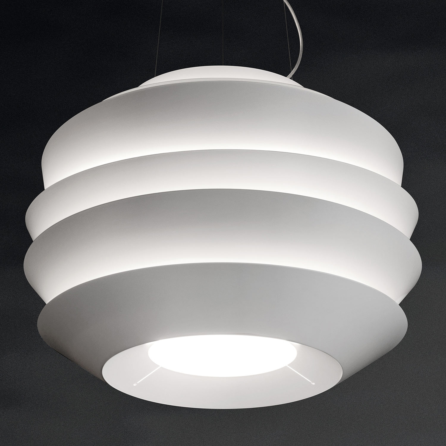 foscarini le soleil pendelleuchte von unten 63521