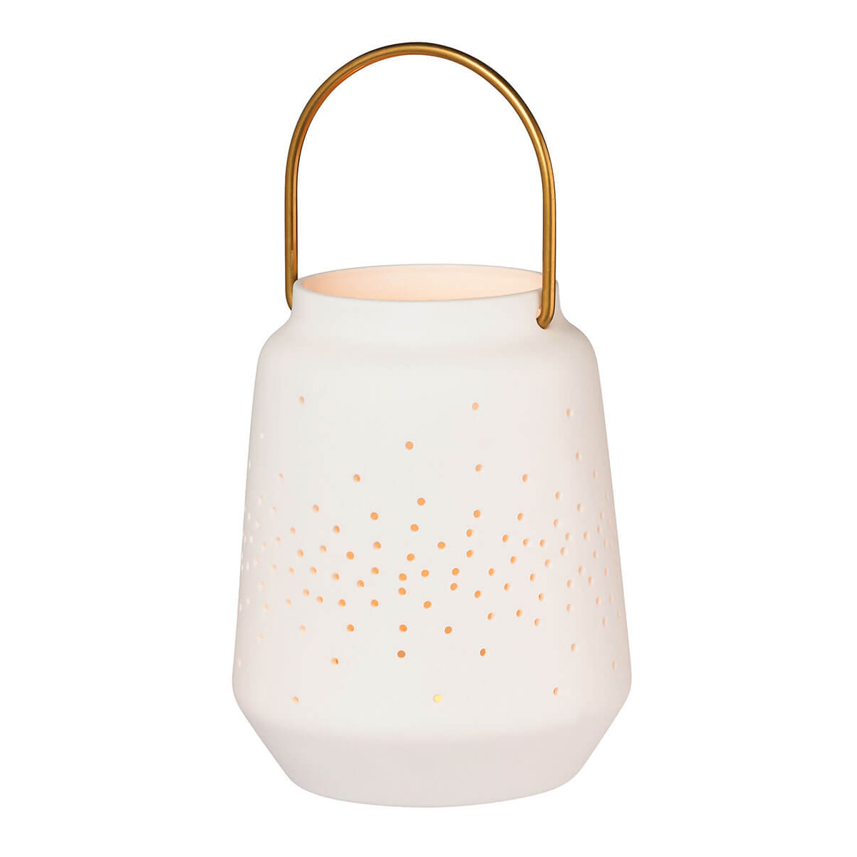 raeder design mini porzellanlaterne beleuchtet klein