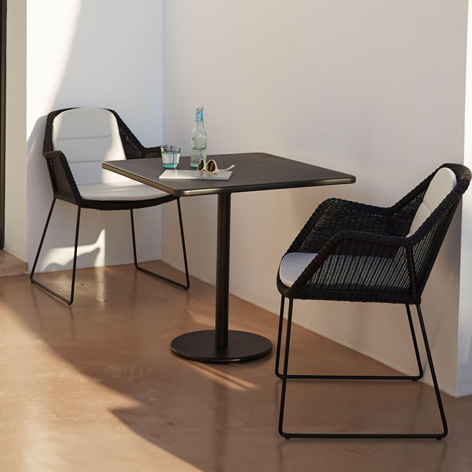 cane line Breeze stuhh schwarz mit kissen 98625