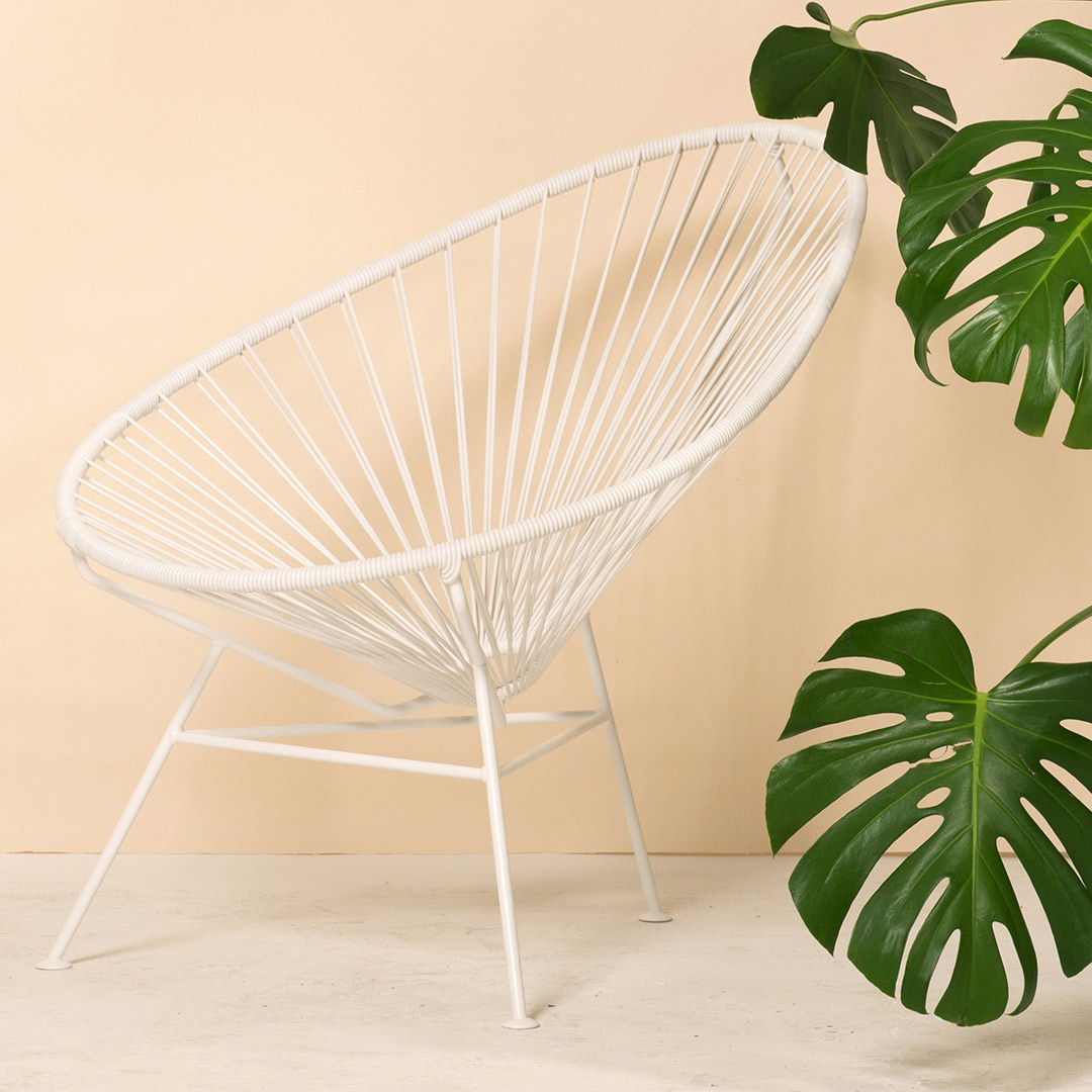 ok design acapulcostuhl white 69580