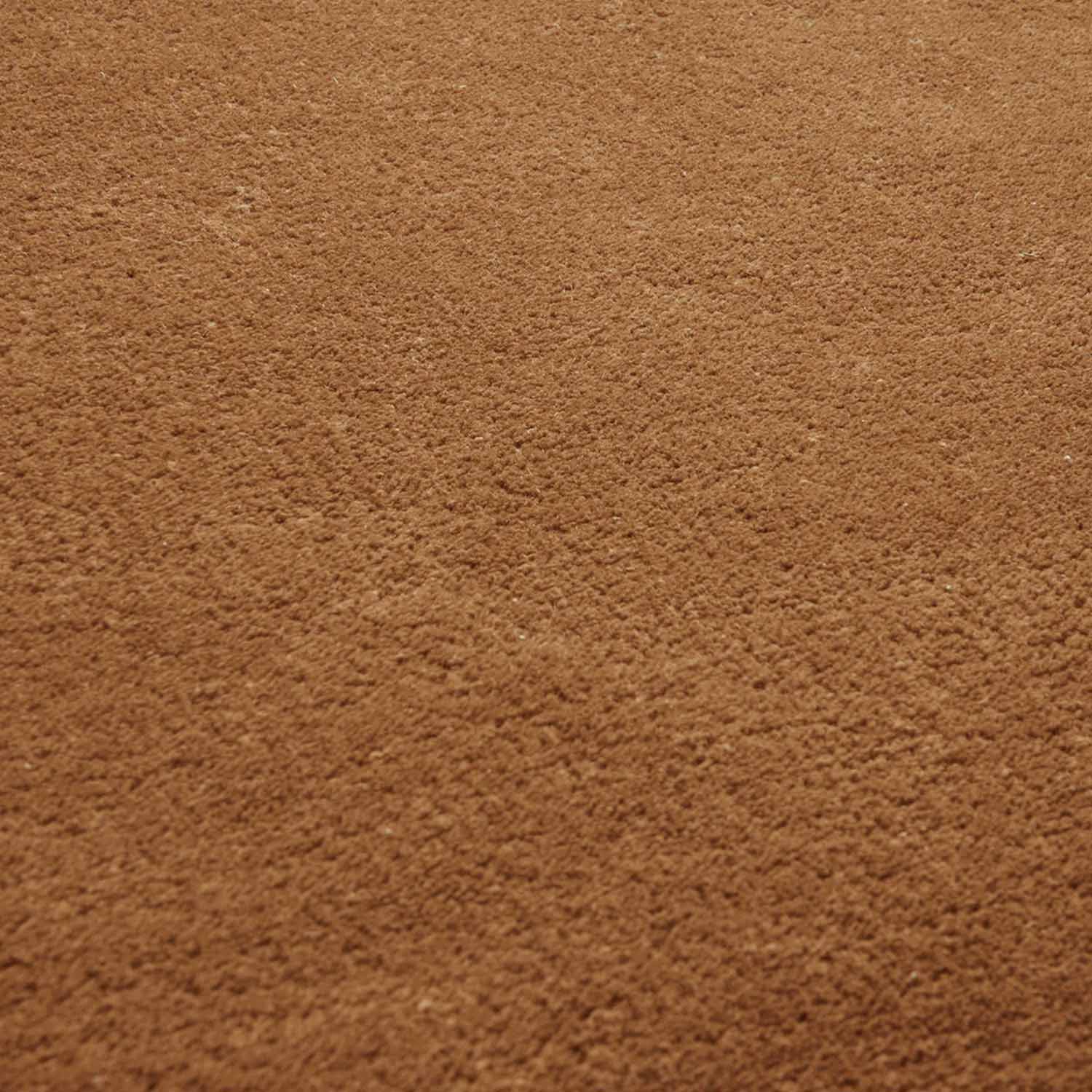 ferm LIVING Stille Tuftingteppich toffee zoom 104371