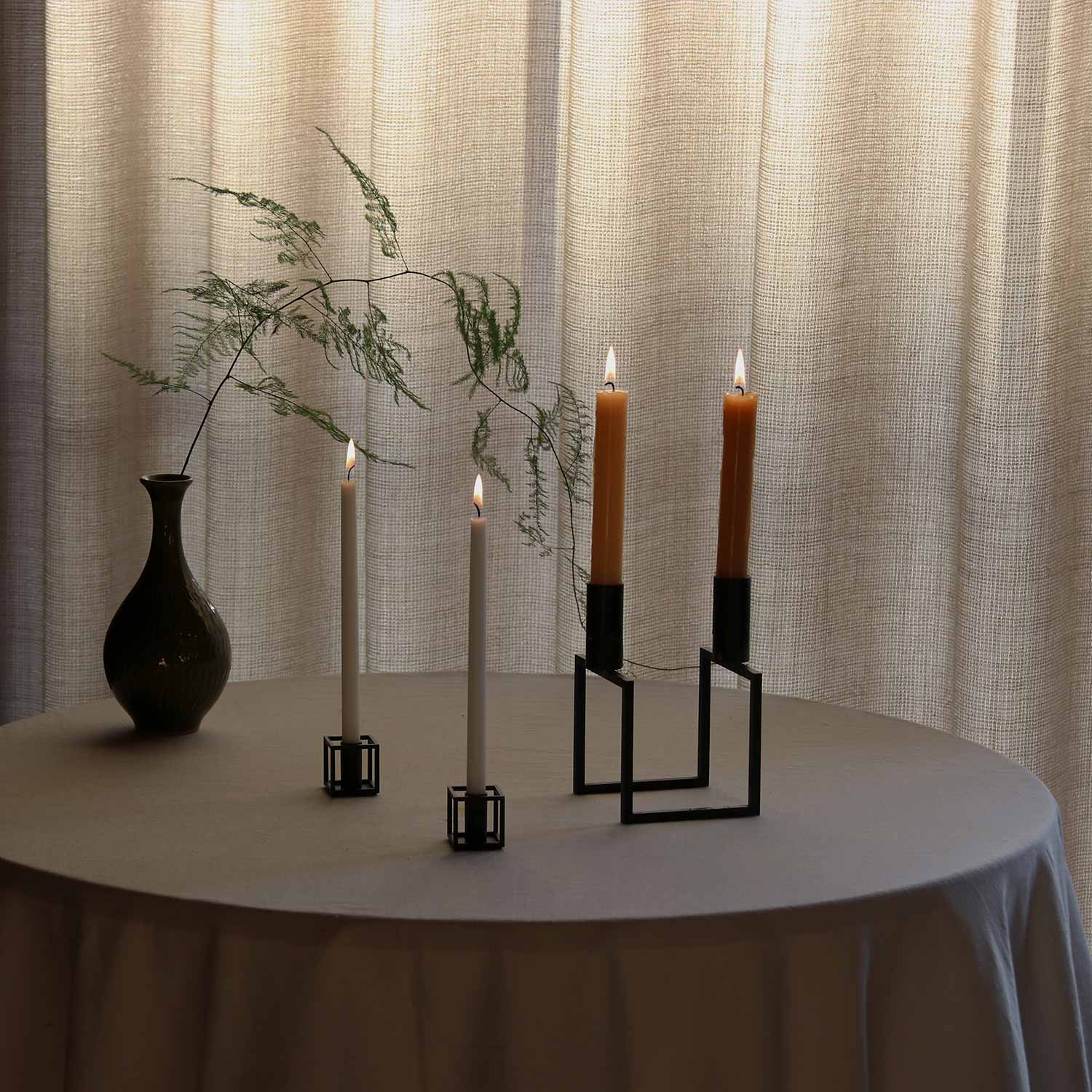 by lassen kubus micro schwarz esstisch 93125