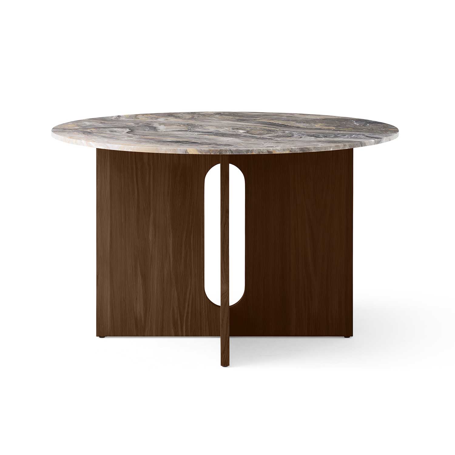 Audo - Androgyne Ø120 cm Natural Oak/Grey Galaxy Marble