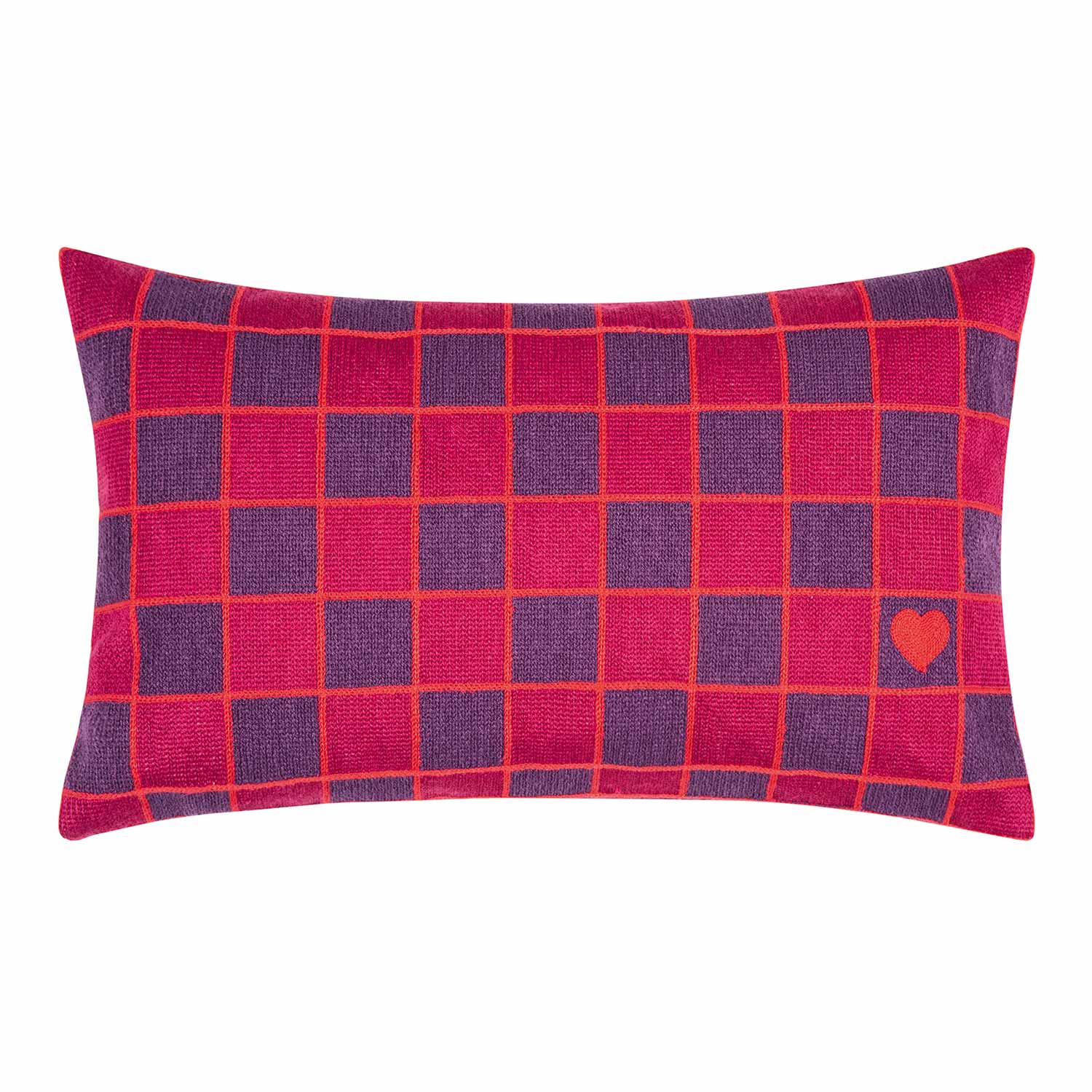 pad Chess Kissen 30x50 pink violet 103581