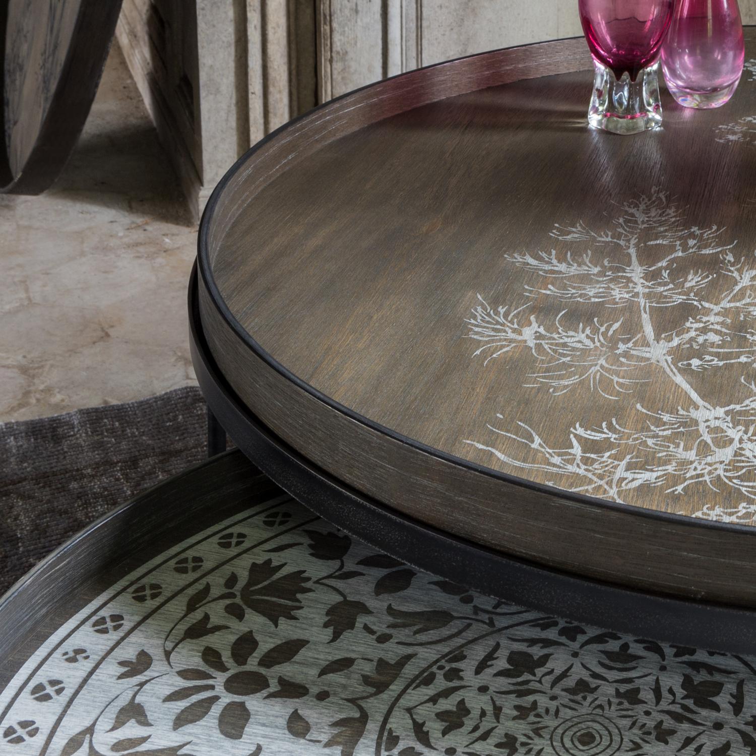 Ethnicraft Notre Monde 20448, 20336 Tablett Cream Dill White Marrakesh driftwood tray 1